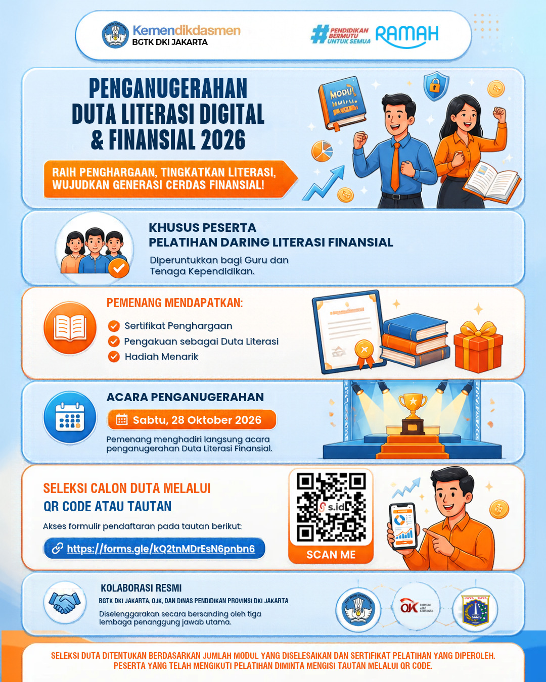 🎉 Guru Hebat, Inspirasi Cerdas Finansial! Yuk, Jadi Duta Literasi Finansial 2026!