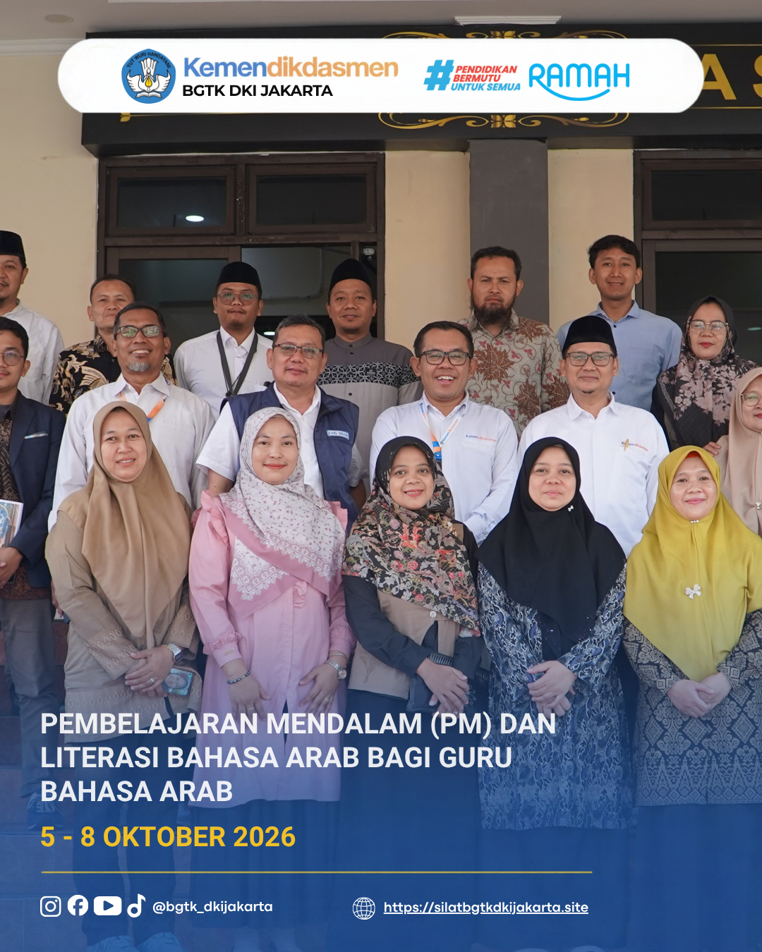 Diklat Pembelajaran Mendalam (PM) dan Literasi Bahasa Arab bagi Guru Bahasa Arab✨📚