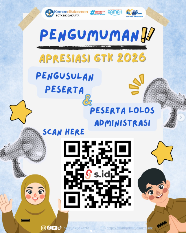 🌟 Apresiasi GTK 2026: Cek Daftar Peserta dan Jadwal Seleksi Selanjutnya!